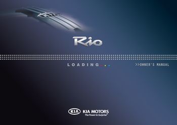 2012 Kia Rio Service Manual
